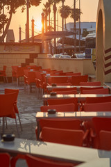 Resort cafe is waiting for guests