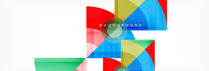 Modern geometric abstract background