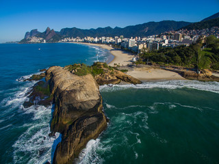 Wonderful places in the world. Arpoador Beach, Devil's Beach, Ipanema district of Rio de Janeiro Brazil, South America. 