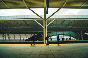 We see on the road trip scenery