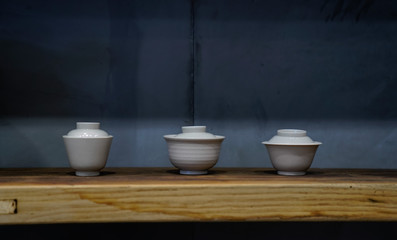 Chinese ceramic bowls cups