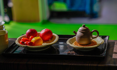 Placed in the table ornaments