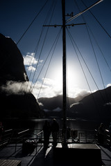 Sunrise in Fiordland