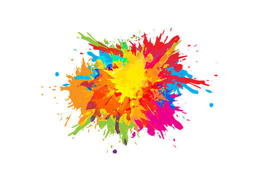 abstract splatter color background. illustration vector design