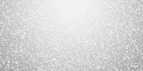 Random white dots Christmas background. Subtle fly