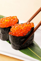 いくら　Salmon roe (Japanese red caviar) © Nishihama