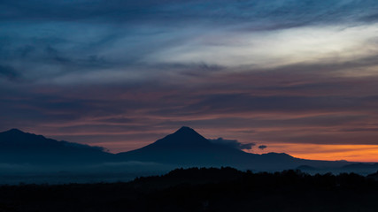 Morning Sun at Mt Merapi