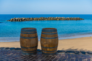 Incredibly beautiful Abama Beach.Tenerife. Canary Islands..Spain