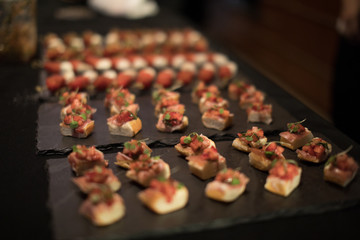 Prepping a catered party