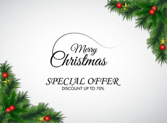 merry christmas flyer discount