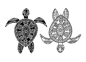 Tortoise ornate for your design