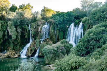 A view of the Kravica falls in  - 231809511