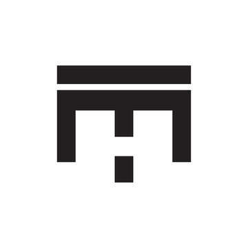 MTH logo letter design