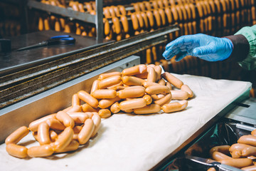 sausage meat production