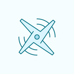 propeller  field outline icon