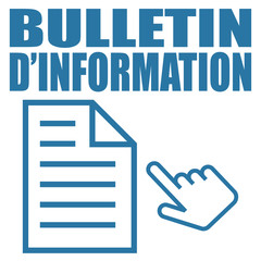 Logo bulletin d'information.