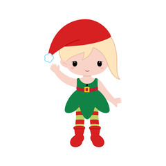 Christmas elf cartoon clip-art