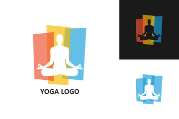 Yoga Logo Template Design Vector, Emblem, Design Concept, Creative Symbol, Icon