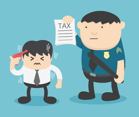 anxiety of male businessmen who are being taxed backwards