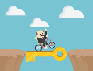 Acrobatic Bike Show on Dangerous Success