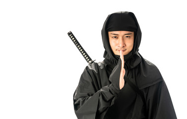 Japanese NINJA concept. Samurai. © metamorworks