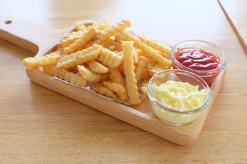 french fried with sauce