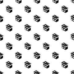 Post office pattern vector seamless repeating for any web design