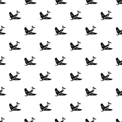 Air post delivery pattern vector seamless repeating for any web design