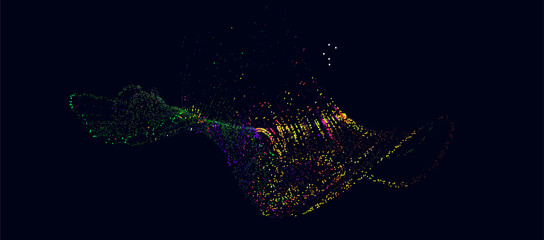 abstract vector background-Dot Graphics 