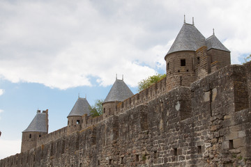 Carcassonne, France, The fortified city - Cit&eacute; de Carcassonne - details