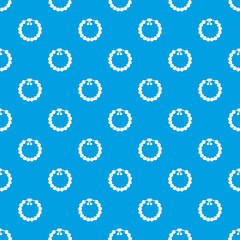 Charming gemstone bracelet pattern vector seamless blue repeat for any use