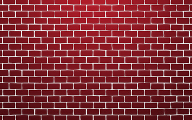 Fototapeta na wymiar red brick wall vector illustration background
