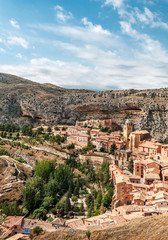 Fototapeta na wymiar Village of Albarracin in the north of Spain