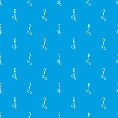 Surgical clipper pattern vector seamless blue repeat for any use