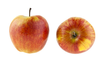 red apples isolated on white background