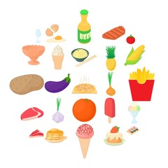 Conserve icons set. Cartoon set of 25 conserve vector icons for web isolated on white background