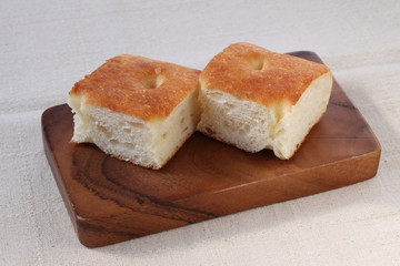 フォカッチャ ピザ パン テーブル