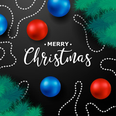 New Year. 2019. Christmas. Christmas decorations. Background. Bright colorful design. Shine Bokeh. For your card design.