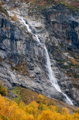 Mountains of the Caucasus range Arkhyz, Sofia waterfall, climbing mountains, Hiking and Hiking.