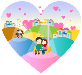 Village in lovers