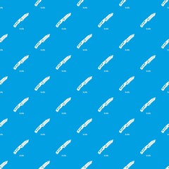 Fototapeta premium Knife pattern vector seamless blue repeat for any use