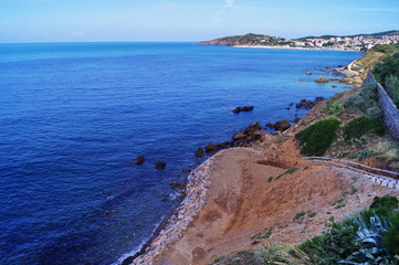 Piombino coast, Tuscany, Italy