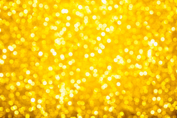 Gold glitter bokeh background for luxury design