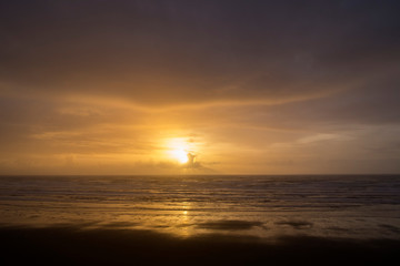 Fototapeta premium sunset over the sea