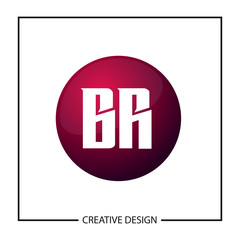 Initial Letter BR Logo Template Design Vector Illustration