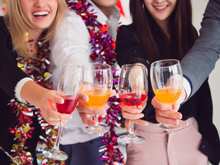 group of friend enjoying party at home,Party after work