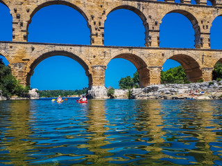 Pont du Gard, Occitanie, France.
