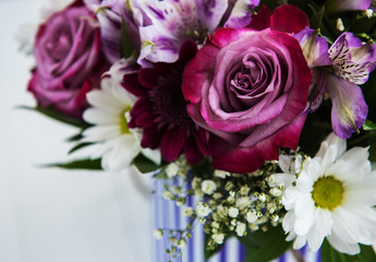 Bouquet of pink flowers