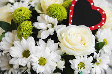 Bouquet of white flowers