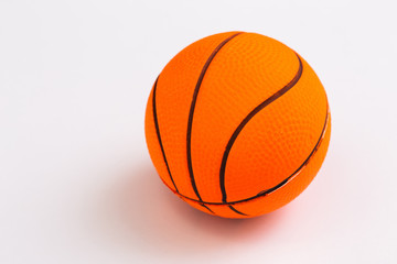 Fototapeta premium Basketball on white background
